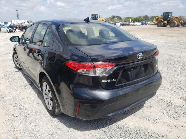 Photo 3 from auction – 2021 TOYOTA COROLLA LE with VIN JTDEPMAE6MJ155249
