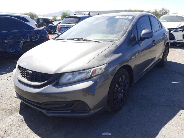 Photo 2 from auction – 2013 HONDA CIVIC EX with VIN 19XFB2F83DE038140