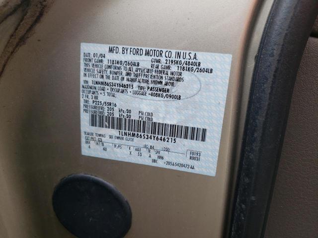 Photo 10 from auction – 2004 LINCOLN LS with VIN 1LNHM86S34Y646215