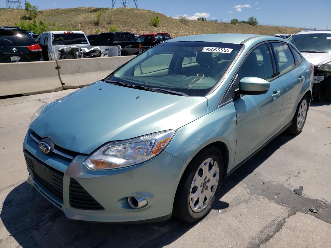 Photo 2 from auction – 2012 FORD FOCUS SE with VIN 1FAHP3F28CL385695