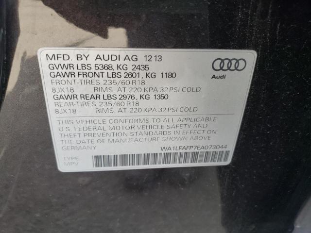 Photo 10 from auction – 2014 AUDI Q5 PREMIUM with VIN WA1LFAFP7EA073044