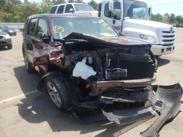 HONDA PILOT EXL 2013 with VIN 5FNYF4H55DB074711 - Photo from auction