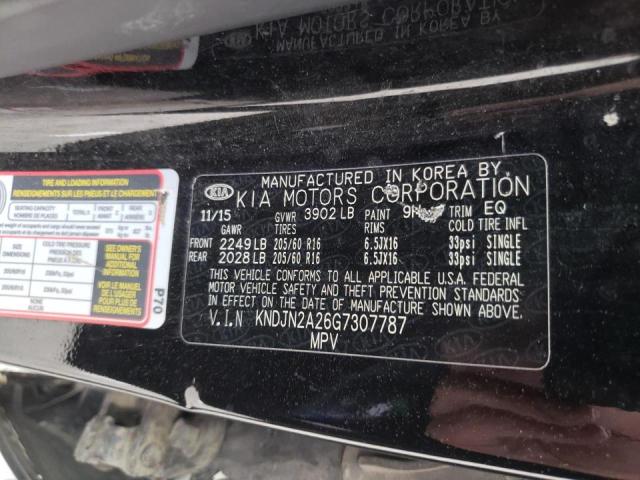 Photo 10 from auction – 2016 KIA SOUL with VIN KNDJN2A26G7307787