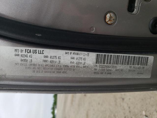 Photo 10 from auction – 2016 DODGE CHALLENGER with VIN 2C3CDZAG4GH138331