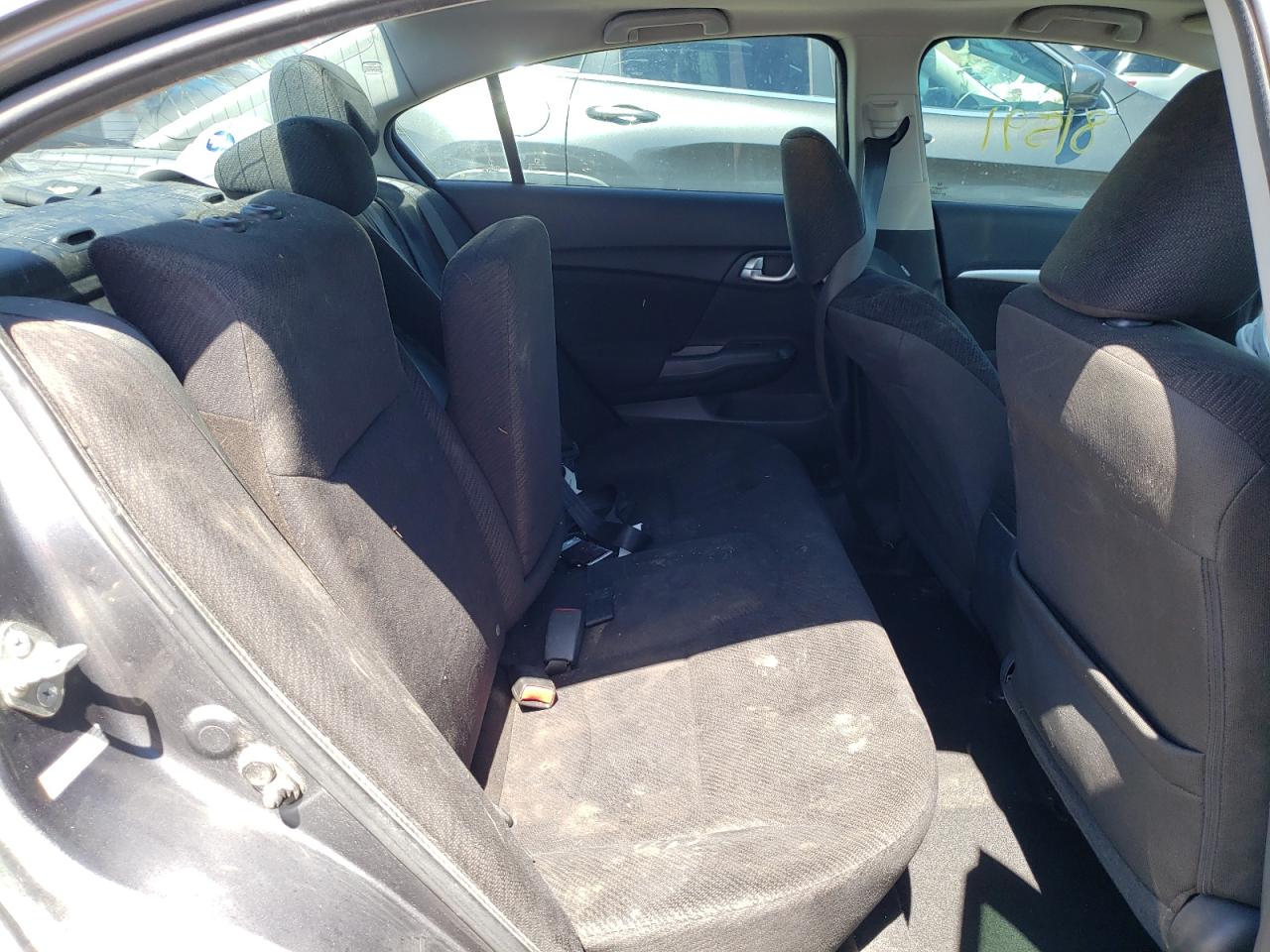 Photo 6 from auction – 2013 HONDA CIVIC EX with VIN 19XFB2F84DE071258
