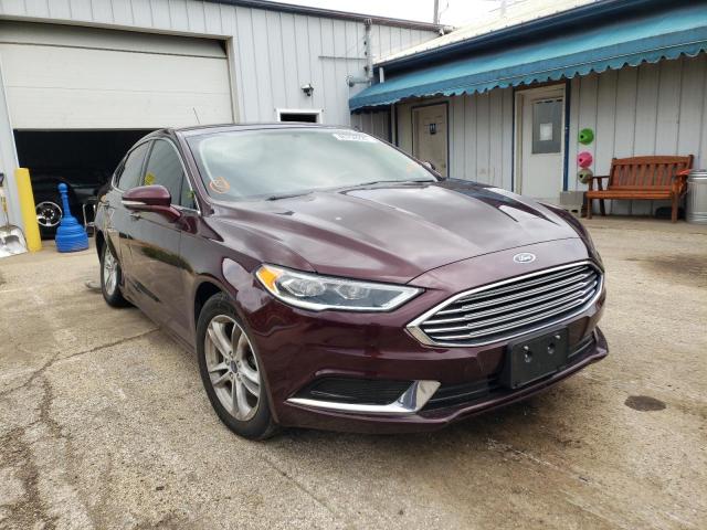 FORD FUSION 2018 with VIN 3FA6P0HD1JR280483 - Photo from auction