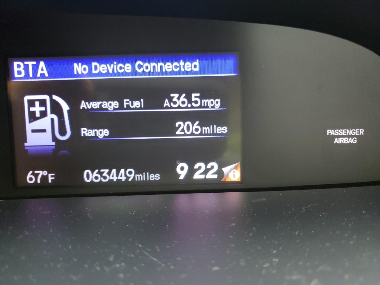 Photo 8 from auction – 2015 HONDA CIVIC LX with VIN 19XFB2F56FE288819