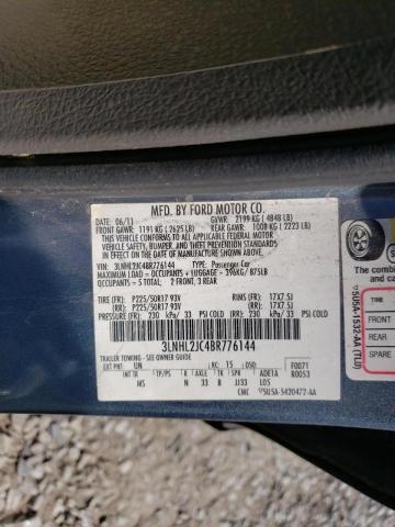 Foto 10 de la subasta – 2011 LINCOLN MKZ con VIN 3LNHL2JC4BR776144
