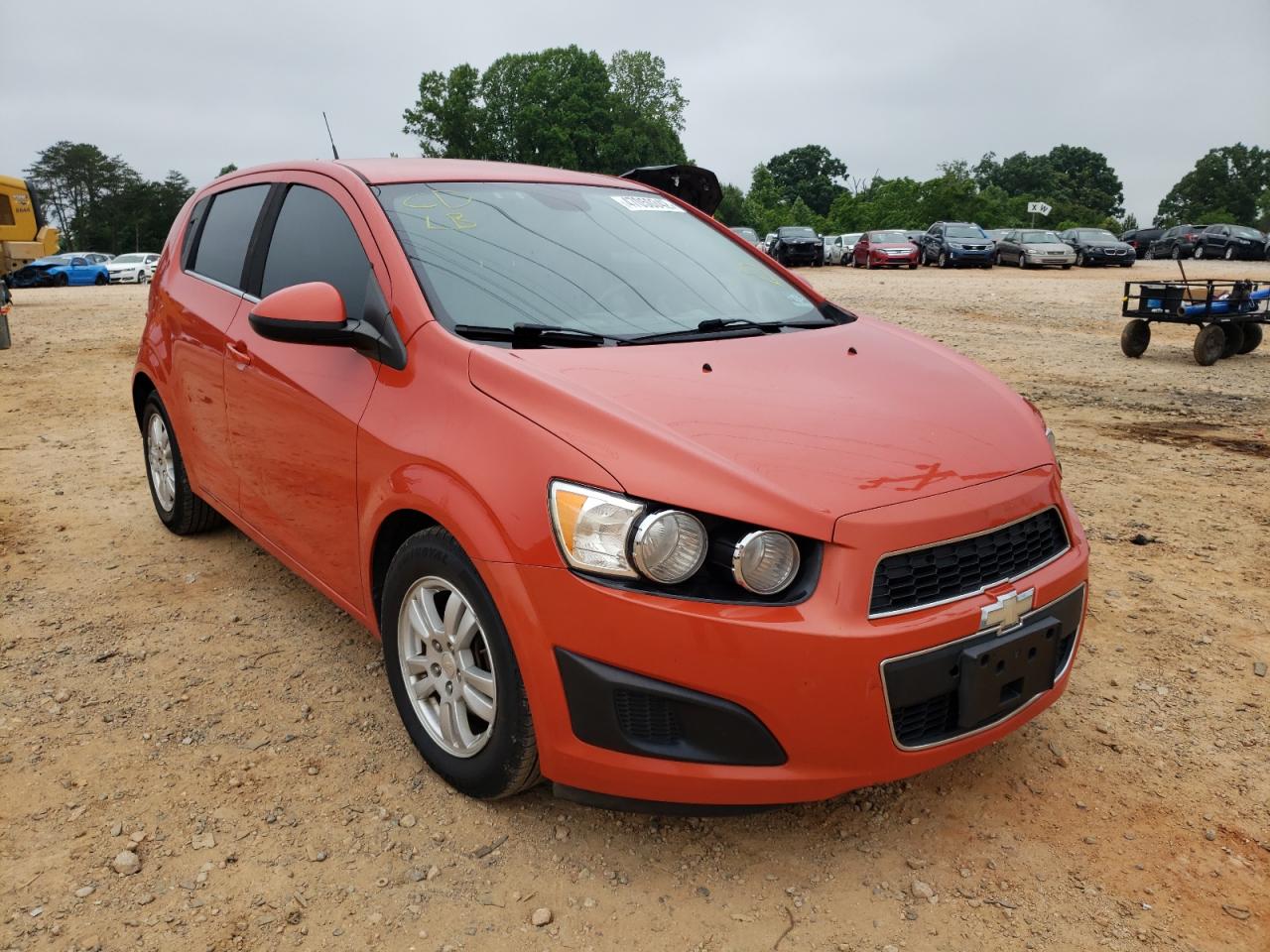 CHEVROLET SONIC LT 2013 with VIN 1G1JC6SG1D4129638 - Photo from auction
