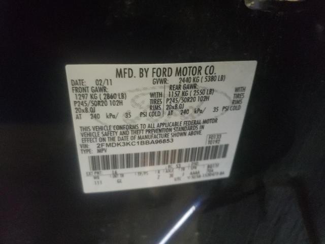 Photo 10 from auction – 2011 FORD EDGE LIMIT with VIN 2FMDK3KC1BBA96853