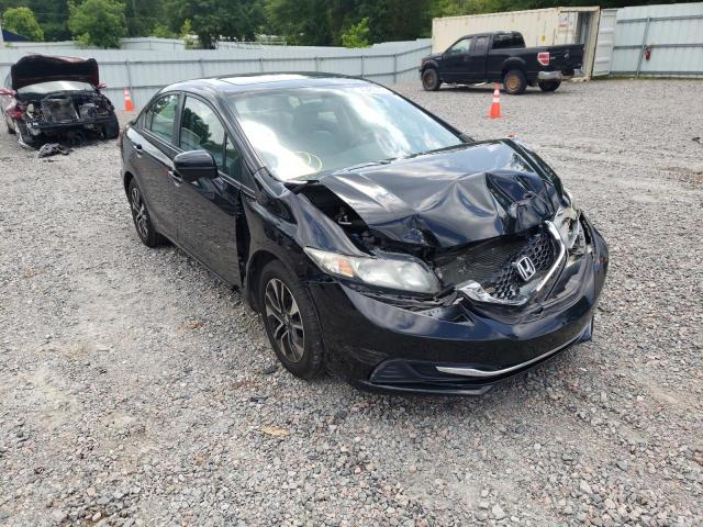 HONDA CIVIC EX 2014 with VIN 19XFB2F86EE045519 - Photo from auction