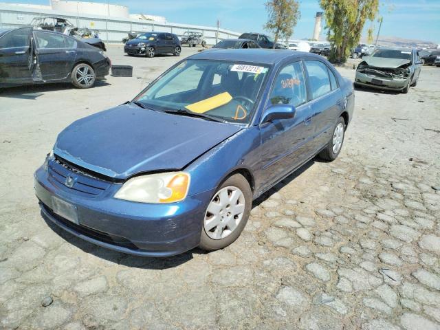 Photo 2 from auction – 2001 HONDA CIVIC EX with VIN 2HGES26711H604381
