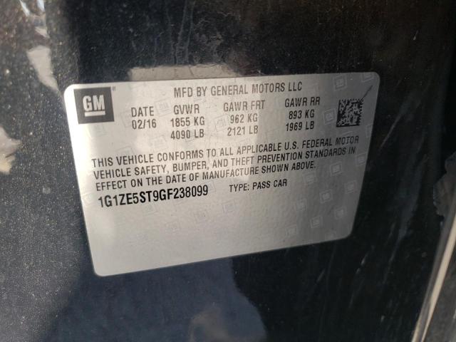 Photo 10 from auction – 2016 CHEVROLET MALIBU LT with VIN 1G1ZE5ST9GF238099