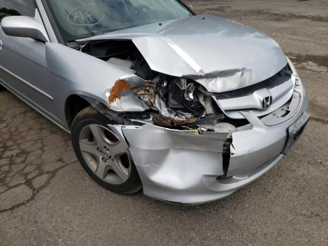 Photo 9 from auction – 2004 HONDA CIVIC EX with VIN 2HGES26764H553822