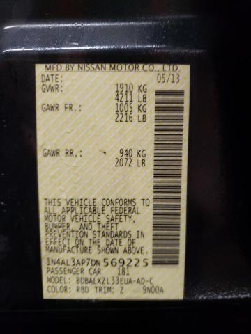 Photo 10 from auction – 2013 NISSAN ALTIMA 2.5 with VIN 1N4AL3AP7DN569225