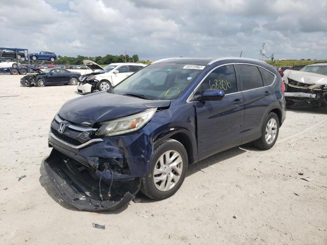 Photo 2 from auction – 2015 HONDA CR-V EXL with VIN 2HKRM4H74FH615456