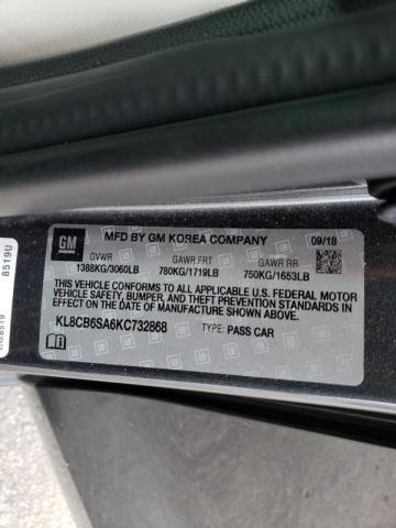 Photo 10 from auction – 2019 CHEVROLET SPARK with VIN KL8CB6SA6KC732868