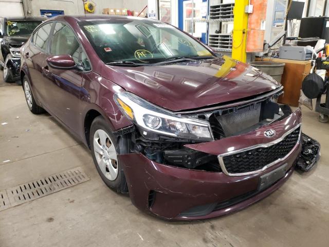 KIA FORTE LX 2018 with VIN 3KPFL4A76JE164768 - Photo from auction