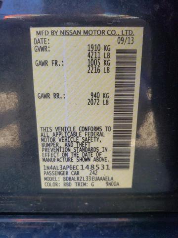 Photo 10 from auction – 2014 NISSAN ALTIMA 2.5 with VIN 1N4AL3AP6EC148531