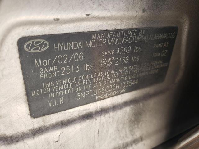 Photo 10 from auction – 2006 HYUNDAI SONATA GLS with VIN 5NPEU46C36H133544