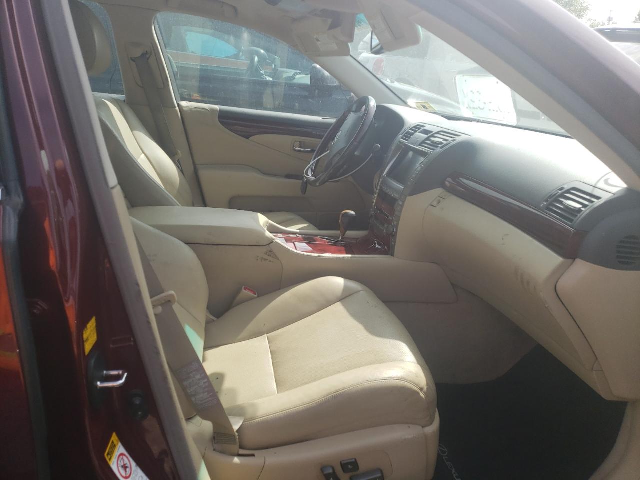 Photo 5 from auction – 2008 LEXUS LS 460 with VIN JTHBL46F685070683