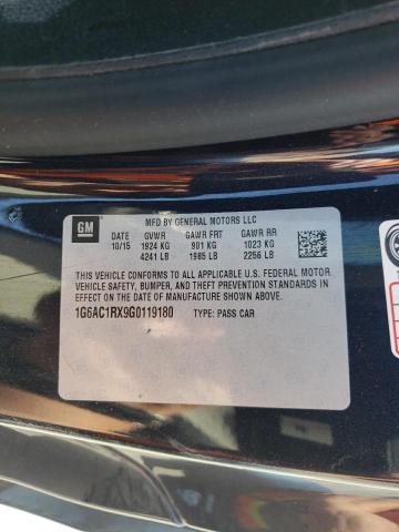 Photo 10 from auction – 2016 CADILLAC ATS PERFOR with VIN 1G6AC1RX9G0119180