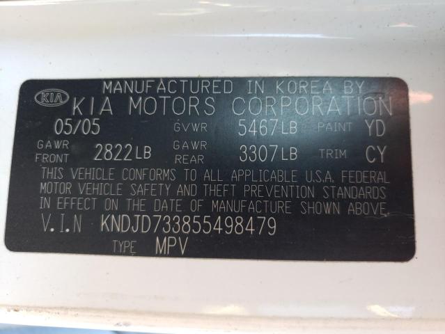 Photo 10 from auction – 2005 KIA SORENTO EX with VIN KNDJD733855498479