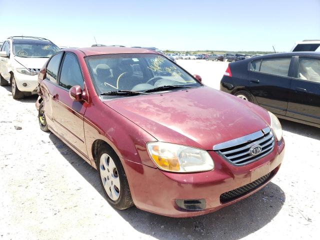 KIA SPECTRA EX 2007 with VIN KNAFE121X75406322 - Photo from auction