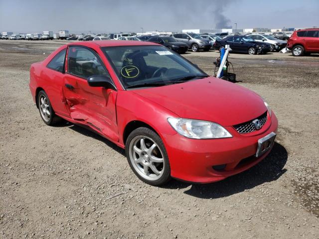 HONDA CIVIC DX V 2004 with VIN 1HGEM22194L066466 - Photo from auction