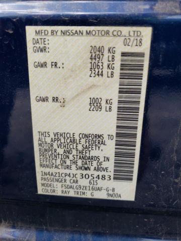 Photo 10 from auction – 2018 NISSAN LEAF S with VIN 1N4AZ1CP4JC305483