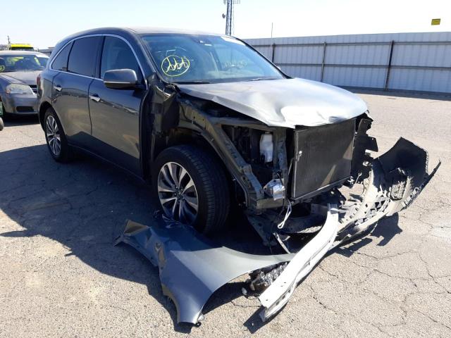 ACURA MDX TECHNO 2016 with VIN 5FRYD3H48GB007806 - Photo from auction