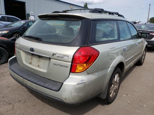 Photo 4 from auction – 2005 SUBARU LEGACY OUT with VIN 4S4BP62C357329543