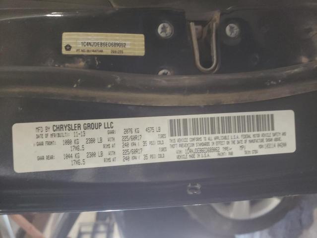 Photo 10 from auction – 2014 JEEP COMPASS LA with VIN 1C4NJDEB6ED689062