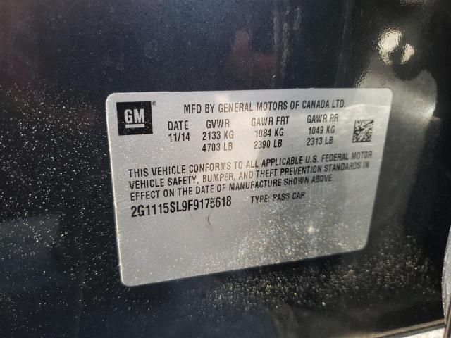 Photo 10 from auction – 2015 CHEVROLET IMPALA LT with VIN 2G1115SL9F9175618