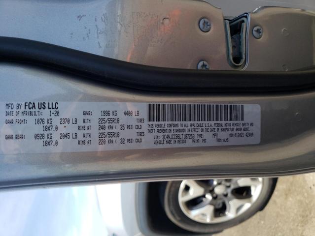Photo 10 from auction – 2020 JEEP COMPASS LI with VIN 3C4NJCCB6LT187253