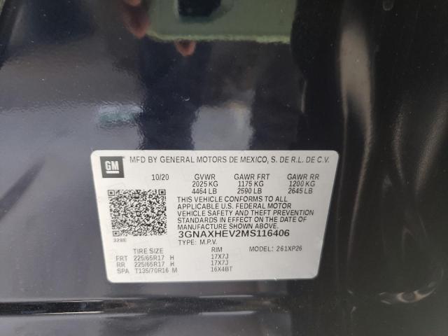 Photo 10 from auction – 2021 CHEVROLET EQUINOX LS with VIN 3GNAXHEV2MS116406