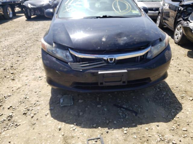 Photo 9 from auction – 2012 HONDA CIVIC LX with VIN 19XFB2F53CE370549