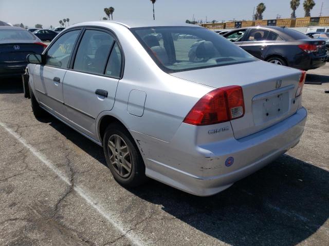 Photo 6 from auction – 2005 HONDA CIVIC with VIN 2HGES16385H604553