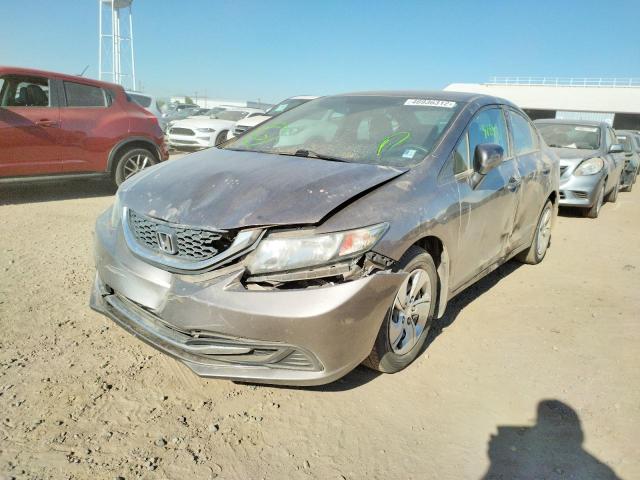 Photo 2 from auction – 2014 HONDA CIVIC LX with VIN 19XFB2F53EE063370