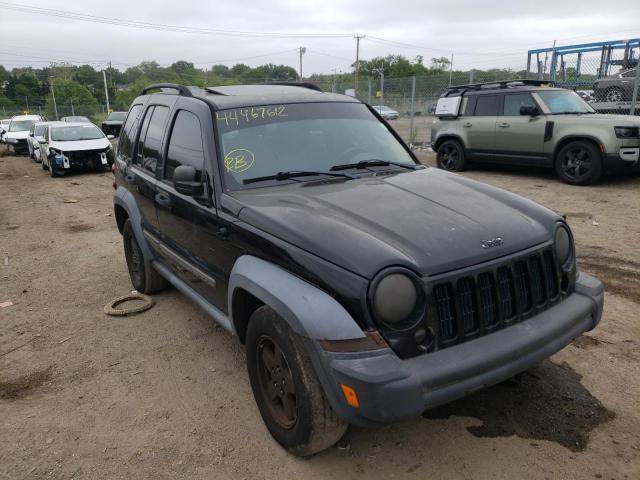JEEP LIBERTY SP 2007 with VIN 1J4GL48K37W712815 - Photo from auction