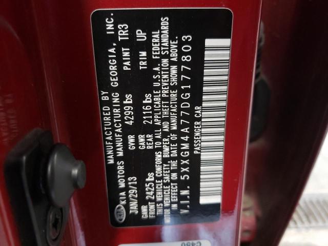 Photo 10 from auction – 2013 KIA OPTIMA LX with VIN 5XXGM4A77DG177803