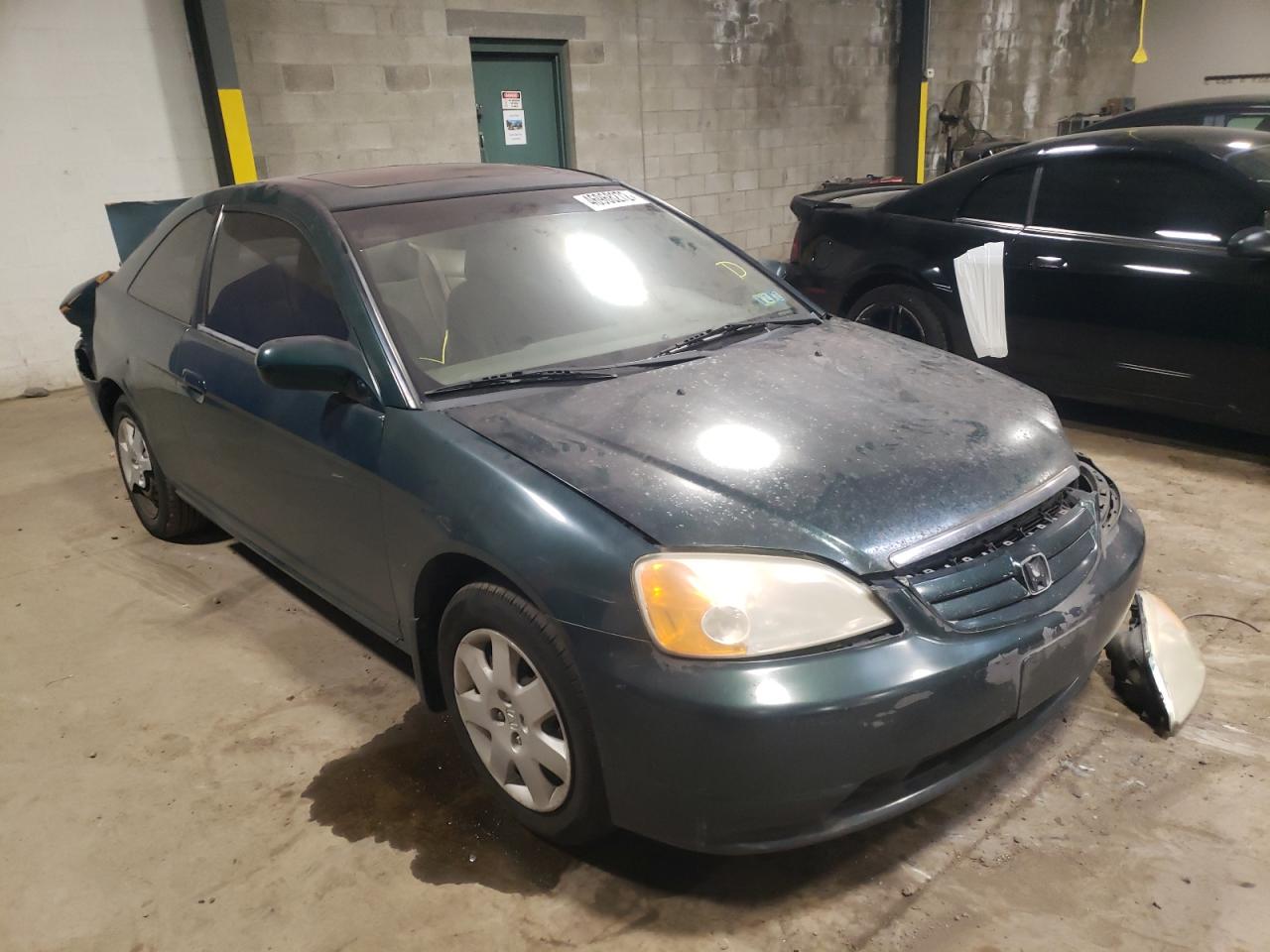 HONDA CIVIC SI 2001 with VIN 1HGEM22991L063973 - Photo from auction