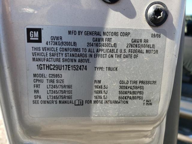 Photo 10 from auction – 2007 GMC SIERRA C25 with VIN 1GTHC29U17E152474