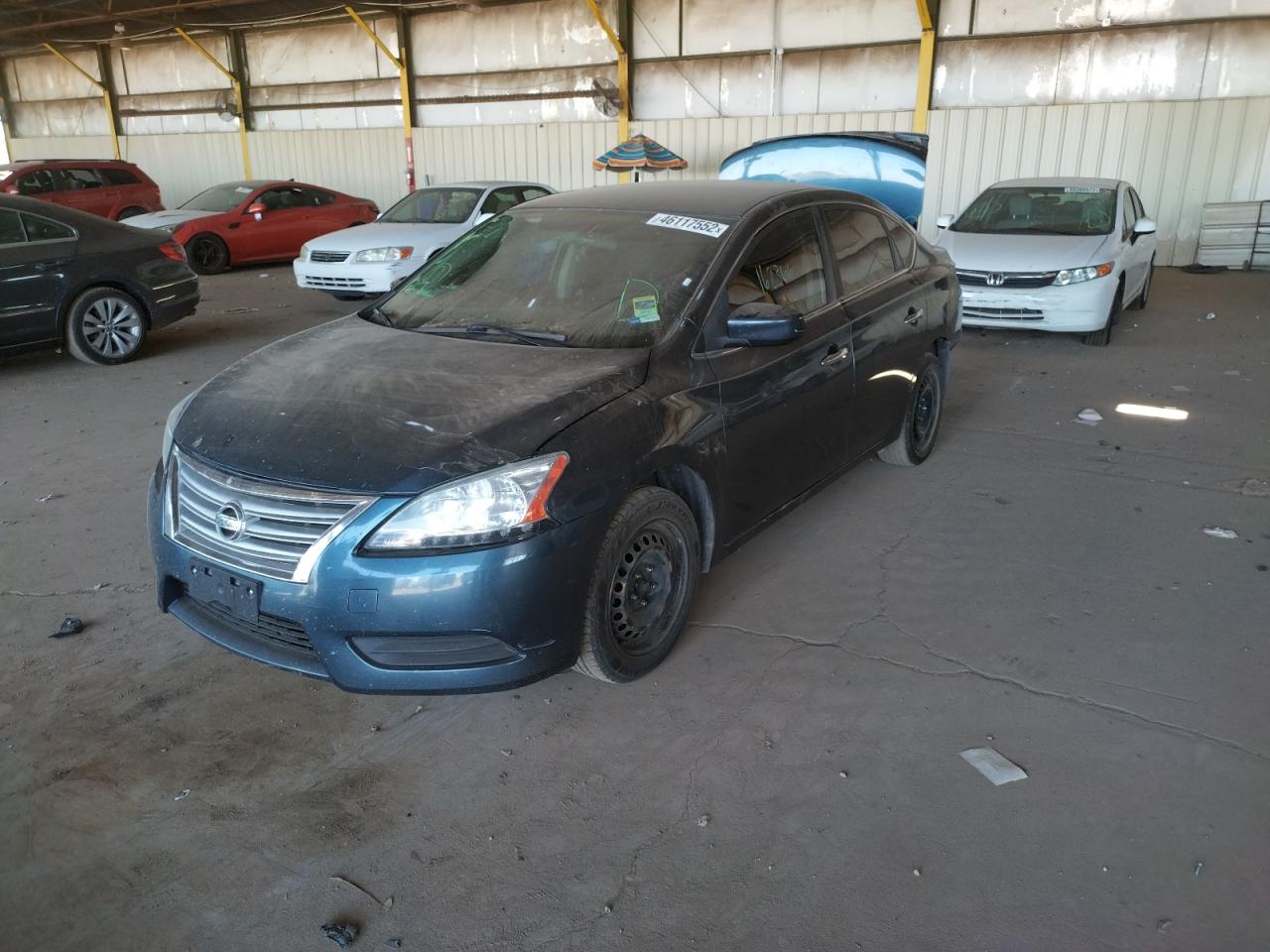 Photo 2 from auction – 2015 NISSAN SENTRA S with VIN 3N1AB7AP6FL675708