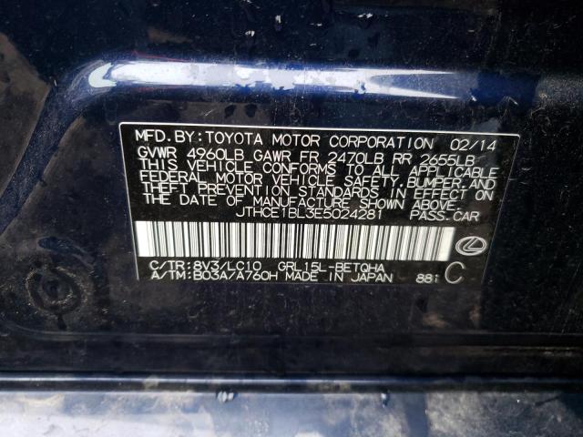 Photo 10 from auction – 2014 LEXUS GS 350 with VIN JTHCE1BL3E5024281
