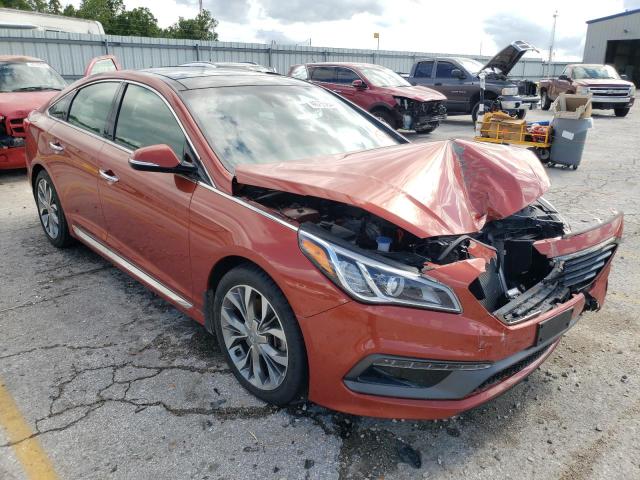 HYUNDAI SONATA 2015 with VIN 5NPE34AB2FH115487 - Photo from auction