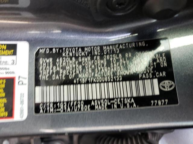Photo 10 from auction – 2013 TOYOTA CAMRY L with VIN 4T1BF1FK0DU652133