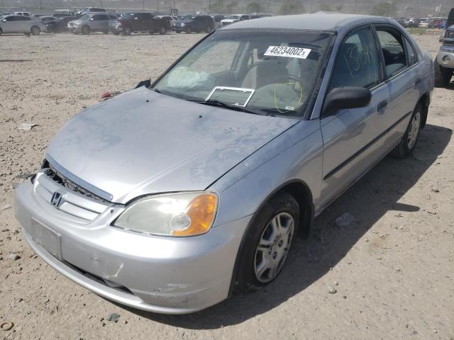Photo 2 from auction – 2002 HONDA CIVIC DX with VIN 2HGES16132H595867