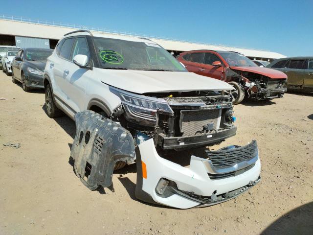 KIA SELTOS SX 2021 with VIN KNDETCA20M7165168 - Photo from auction
