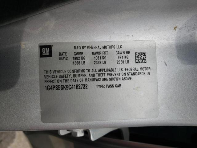 Photo 10 from auction – 2012 BUICK VERANO with VIN 1G4PS5SK9C4182732